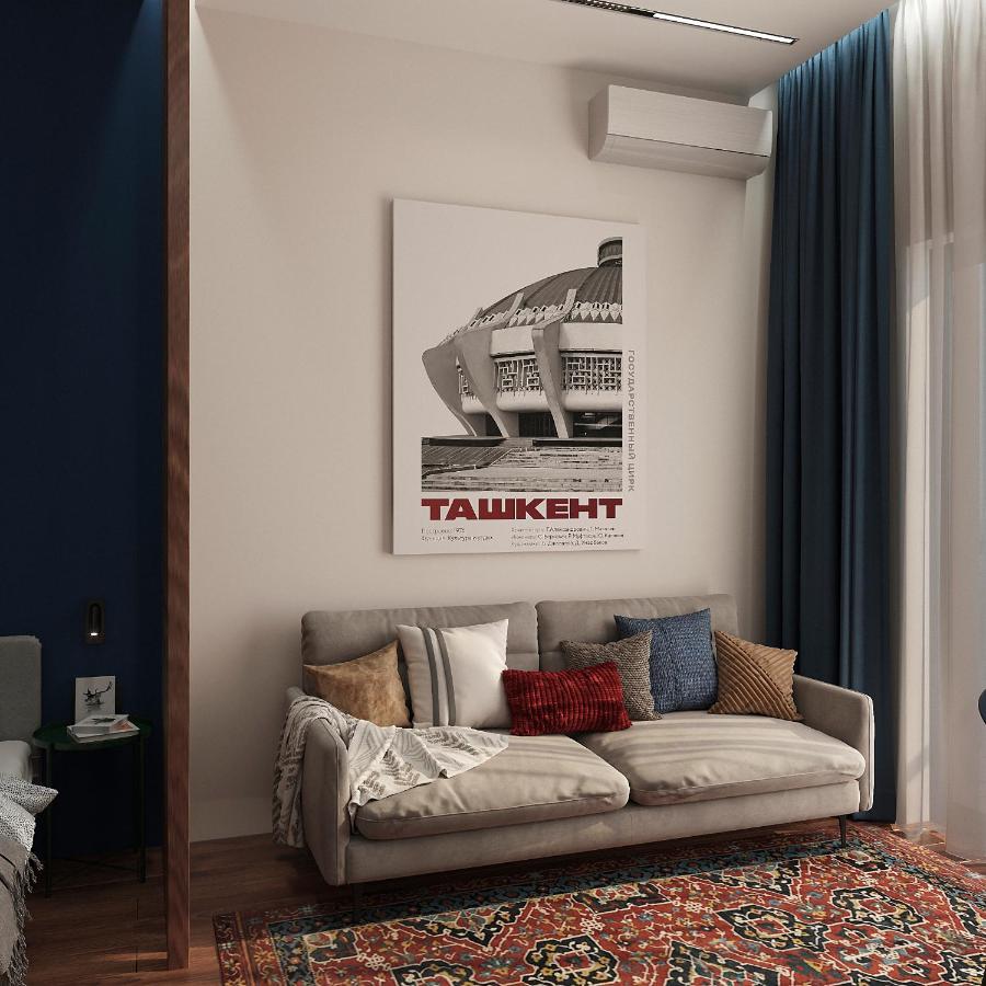 Blueloft 52 I Tashkent Apartment With Balcony מראה חיצוני תמונה