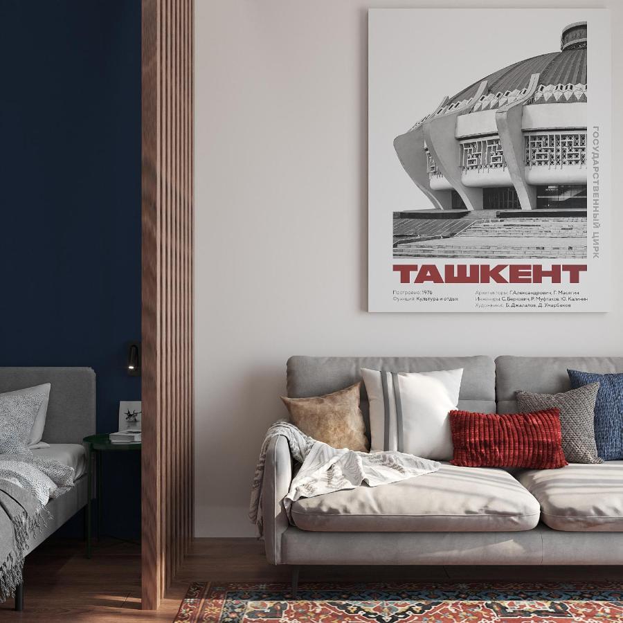 Blueloft 52 I Tashkent Apartment With Balcony מראה חיצוני תמונה